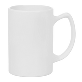 14 oz. White Ceramic Mug